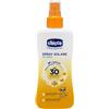 Chicco Protezione Solare Latte Spray Per Bambini SPF 30+ 150 ml
