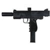 Royal Air Sport Pistola Softair a Molla Mini Uzi-Potenza: 0,3 Joule, Colore: Nero