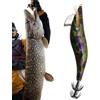 Generic Tortiera per calamari luminosa fosforescente piccola esca calamaro | Esche a gamberetti per acqua salata, adatte per la pesca in mare, in laghi e laghetti
