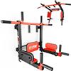 K-Sport: Sbarra per trazioni + stazione di sollevamento per montaggio a parete, stazione di forza con barra Pull-Up Bar & Dip Bar | Torre di forza & Torre di trazioni | Trazioni Dip Station