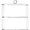 Générique Scatola espositore impilabile in acrilico, Secondo ripiano, | Organizer per cinture in acrilico per casa, camera da letto, spogliatoio, cassetto, ingresso appartamento