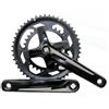 FACULX Guarnitura per corsa 48/32T 172.5mm Liscio Guarnitura per corsa | Rapporto 48/32T per versatile, fluido su per vari terreni, risposta rapida, pedata ottimale