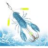 Generic Esca artificiale artificiale realistica pesce jig montaggio | Esche da pesca per la Dandinette, traina, lancio in mare, fiume, torrente, acque di mare poco profonde, campeggio