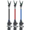 Tufgo Reggicanna Pesca Alluminio 180° Girevole Anti-Graffio | Telescopico 25-43cm, rilascio 3s, alluminio leggero, ideale carpfishing, shore fishing
