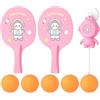 Generico Set Tennis da Tavolo per Porta di Pratica della Coordinazione Occhio Mano | Allenatore Pong da Porta Per Genitori Bambini Compagni di Classe Dormitorio Casa e Soggiorno
