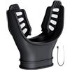 Générique Erogatore per immersioni in apnea, bocchino bicolore in silicone a due | Piani, accessorio per immersioni NHaute Mer | Ricambio respiratorio versatile con presa comoda, attrezzatura per immersioni