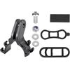 Honseadek Staffa Luce Ciclismo Silicone Nero Montaggio Staffa Luce Ciclismo | Regolabile 10-35mm, plastica robusta, montaggio veloce, adatto e MTB, nero compatto