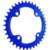 Todikaper MTB Guarnitura Corona 104BCD 38T Anti-Drop Design (Blu 32T) | Robusta struttura in alluminio, ingranaggio 34T, design leggero, riduce il peso della bicicletta, ideale per le arrampicate