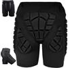 Generic Pantaloncini Protettivi per Sci E Snowboard, Pantaloncini Protettivi | In Spandex Traspiranti Per Snowboard, Sci, Pattinaggio, Skateboard, Intimo Imbottito Traspirante Con Protezione Del Coccige