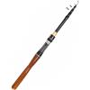 FACAIIO Canna telescopica portatile di pesca del mare, colata di surf della | Per uso in acqua salata, perfetto per viaggi su roccia e pesca in barca, colore ambrato classico, lunghezza 2,1 m