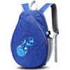 AZIDWERYQ Zaino da Tennis per Bambini, Borsa da Tennis per Bambini, Zaino in Tessuto Oxford Impermeabile 11x16x6 con Tasche in Rete, Borsa per Racchette di Capacità Resistente allo Sporco e all'Usu