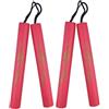 Ameble Nunchucks in Morbida Schiuma da 2 Pezzi per Bambini, Principianti, Allenamento Sicuro in Rosso