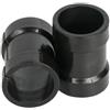 FACULX per spessore Riduzione Manubrio MTB 31.8 su 25.4 Nero per spessore | Converti manubrio 31.8mm su attacco 25.4mm, acciaio , nero opaco, installazione rapida