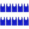 FACAIIO Porta canna da pesca per secchio 10 pezzi, clip on rack con morbido | Punti di contatto in silicone per pesca su raft, roccia e barca, supporto portatile antiscivolo per bordo del binario