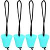 Générique Kayak Scupper Plugs 4 cm Universal 4 pezzi with Lanyard | Tappi per kayak per canoa, imbarcazioni, ormeggiamento, attività acquatiche