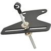 FACAIIO Tiro con l'arco a forma di T Mirino 1 Pin calibrato Quick Stacco | Recurve Longbow Takedown Hunting durevole in acciaio inox regolabile vite a pollice nero rosso unità