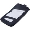 FACAIIO Borsa impermeabile nera per pinne da surf in PVC con design a | Finestra trasparente per una facile identificazione e conservazione di fino a 10 pinne