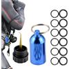 Genérico Kit O-ring subacqueo, set di guarnizioni subacquee, mini accessori in lega | Assortimento di guarnizioni di ricambio per attrezzature, riparazioni impermeabili e stoccaggio compatto