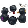 FACAIIO Mulinello da pesca in fibra di carbonio maniglia sferica per Daiwa | Bantam Shimano Stella Nasci - Kit di impugnatura ultra leggero ad alta resistenza con cuscinetti