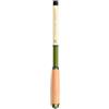 FACAIIO Fibra di carbonio portatile telescopica canna da pesca Ultra-Light Stream | Con manico in legno massello per carpa, trota, salmone, campeggio, viaggi, verde, 1,2 m a 2 m