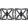 FACAIIO Tacchetti adattatori piatti per pedali per bicicletta | KEO Time Road MTB - Piattaforma per ciclismo, in lega di alluminio CNC, antiscivolo, nero, 1 paio di luci