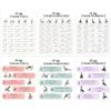 Generic Chair Yoga: set di schede per esercizi di 30 giorni da 6 pezzi | Set di poster e routine di fitness per anziani quotidiani e pose, per yoga, per anziani, principianti