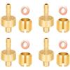 FACULX Kit 4PCS Oliva e Ago Rame per Freno HOPE E4 | Ago olio e oliva in rame, trattamento CNC, compatibilità HOPE TECH3 , installazione per facile, 4 pezzi