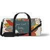 NLWQEKV Sports Gym Duffle Bag for Yoga Dancing, Overnight Weekender Travel Bag Autumn Cute Frame, Workout Carry On Shoulder Bag for Women Men