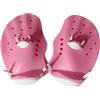 Generic Pinne da nuoto per bambini, pinne da allenamento, in silicone, corte | Cinghie regolabili, guanti da nuoto in rete, guanti per aerobica d'acqua, pagaie in silicone per migliorare la velocità e la