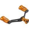 FACAIIO Manico per mulinello da pesca Daiwa Fuego LT Prorex VLT Carbon | Pomello a doppio braccio in fibra, rosso, verde brillante, viola, nero, rosa, arancione, oro, argento, oro chiaro