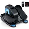 Helloshop26 20_0015580 - Dispositivo ellittico da ufficio, portatile, 46 x 41 x 25 cm, 2 in 1, silenzioso e compatto, in ABS, colore: Nero