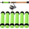 Vistnale Tubo Galleggiante da Pesca | Galleggianti per Canna da Pesca, 6 Pezzi Tubo Galleggiante in EPE Antiurto Impermeabile per Barche e Kayak, Verde