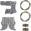 LZAQHMT Kit PTT Wing Tattico, Adattatore 2 Pezzi per Plate Carrier | Pannelli PTT a Doppio Montaggio - Compatibili con FCPC V5 e Attrezzatura MOLLE per Gilet, Chest Rig e Airsoft