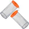 Abaodam 2 Pezzi Sacco a Rete per Backpacking Coulisse in Nylon Ultraleggero | Organizzatore Compatto per Calze e Piccoli Oggetti, Pieghevole, Traspirante, per Attività All'aperto e Zaino
