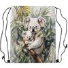 Generic Sacca Zaino Sportiva Koala Sacca Zaino Sportivo Festa 36x42cm | Sportiva Sacche Pratico Sacca Coulisse per Adulti sport uomo e donna