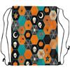Generic Borsa con coulisse Gothic Skull Sacca Zaino Sportivo Regalo 36x42cm | Sportiva Sacche Regolabile Sport String Zaino per nuotare quotidiano Adulti