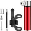 FACAIIO Mini pompa portatile per bicicletta, con supporto, 120 psi | Gonfiatore, struttura leggera in lega di alluminio CNC, tubo flessibile per valvole Presta Schrader, ideale per