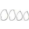 FACAIIO 10pcs High Carbon Steel Wacky Ganci Weedless Spinato Ampio Gap per Basso | Neko Rig Tackle - Attrezzatura da pesca a verme, misure assortite, da 2/0 a 4 pezzi