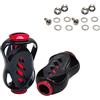 FACAIIO Manopole per mulinello da pesca per mulinelli da spinning Daiwa S | Kit di parti di ricambio in alluminio CNC, texture in fibra di carbonio, con guarnizioni, viti, cuscinetti, grigio oro