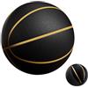 Zqkimzi Palla da basket senza aria Pallone misura 5 in schiuma PU zavorrato con | Basket silenzioso Per uso interno, casa, soggiorno, corridoio, camera da letto, appartamento, palestra