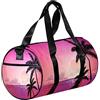 NLWQEKV Borsone piccolo, borsa sportiva per yoga, palma tropicale al tramonto, borsa da viaggio per fitness all'aperto