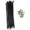 MUUGO Raggi della bicicletta 10PCS 12G (2.5mm Dia) Raggi E-Bike per MTB/Fat Bicicletta elettrica o Ebike anteriore / posteriore Kit di conversione ruota