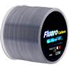 FACAIIO 120M Fluorocarbon Linea di Pesca 1.87-15.57kg Fibra di Carbonio | Filo morbido a bassa memoria per pesca in acqua dolce e salata, trota spigola, luccio, carpa, attrezzatura da pesca, blu