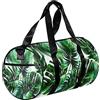 NLWQEKV Borsone piccolo, borsa sportiva per yoga, verde foglia di palma tropicale, borsa da viaggio per fitness all'aperto