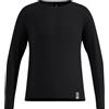 Odlo - Prima pelle tecnica a collo rotondo - Active X-Warm Baselayer Top Crew Neck Kids Black in Poliestere Riciclato - Taglia Bambino 140 cm - Nero