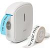PRT Mini Etichettatrice Portatile, Bluetooth Stampante Termica Etichette for iOS & Android, Stampante per Adesivi a Rilievo Adatto per i Della Cucina di Casa, Bianco Sporco