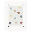 benuta Tappeto per bambini fatto a mano in cotone Stars, lavabile - Colorato