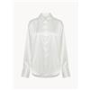 SÉV Camicia da donna in seta Silence, in varie misure - Bianco