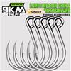 9KM DWLIFE 9KM Ami da pesca 25 pezzi Pesca Jigging Gancio Carpa Occhio Verme Spinato Ganci in linea Acqua salata Acciaio ad alto tenore di carbonio Accessori per la pesca