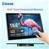 Unew Touchscreen da 15.6 pollici 1080P IPS Altoparlanti Industriali con 75*75 VESA HDMI DVI VGA Per Raspberry Pi Laptop PC Phone